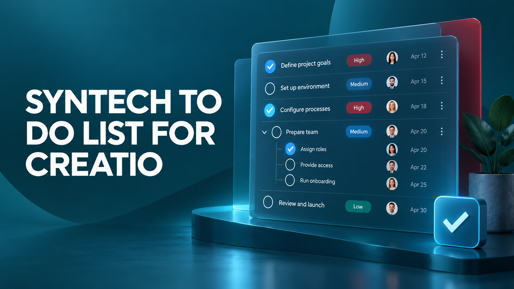 Syntech To Do List for Creatio: полный гайд по управлению задачами